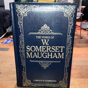 Bonded Leather - The Works of W. Somerset Maugham Book - complete & unabridged